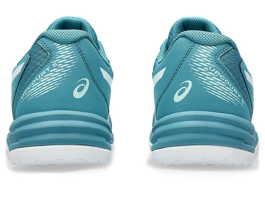 Asics Upcourt 5 Badminton Shoes (Blue Teal/White)