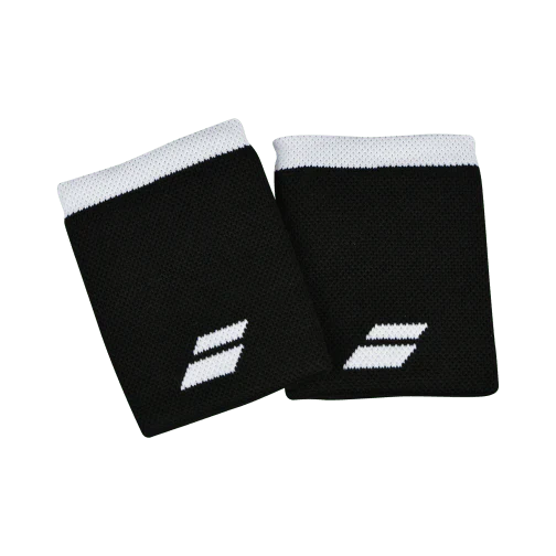 Babolat Logo Wristband Unisex Black White