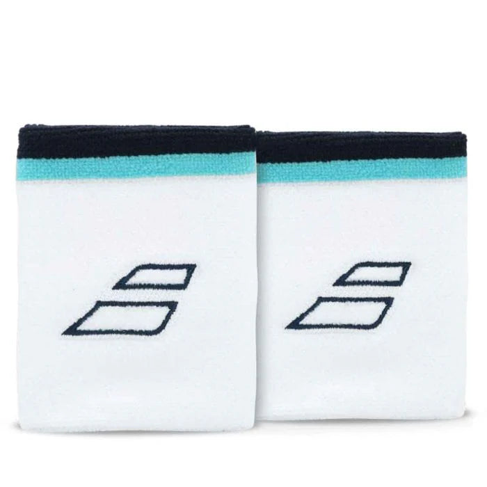 Babolat Terry Jumbo Wristband Unisex White Estate Blue