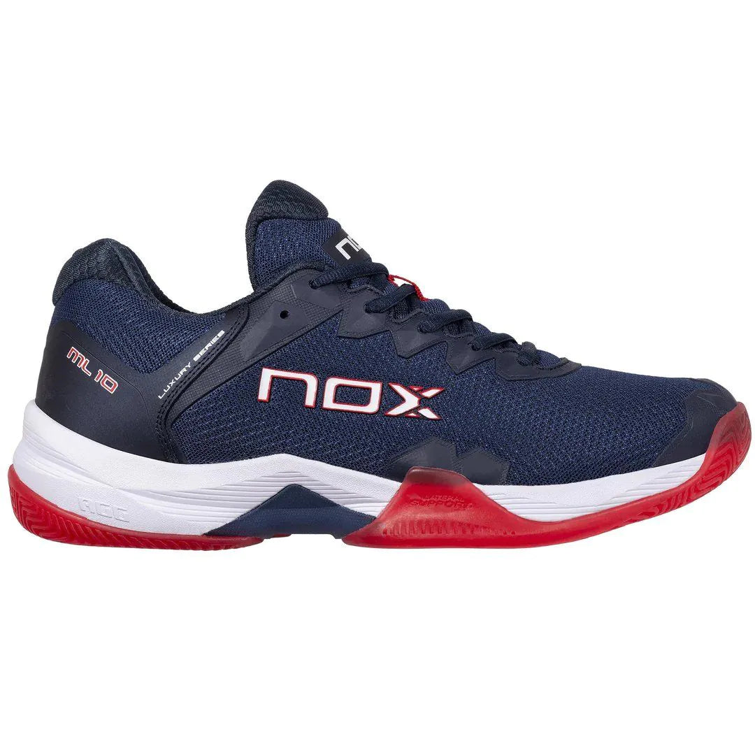 NOX ML10 Hexa Padel Shoes Navy Blue Red