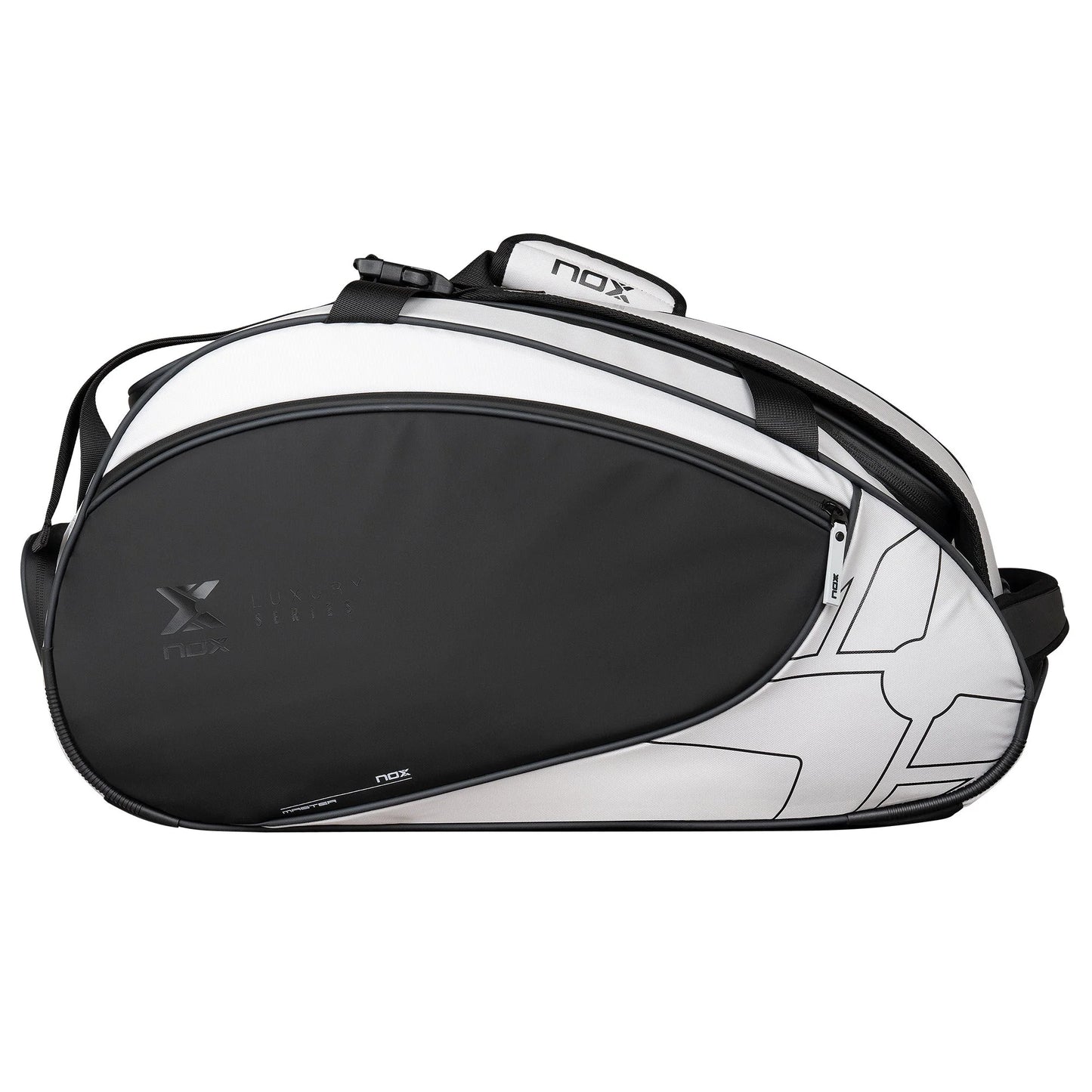NOX LUXURY MASTER SERIES BLACKWHITE PADEL RACK BAG