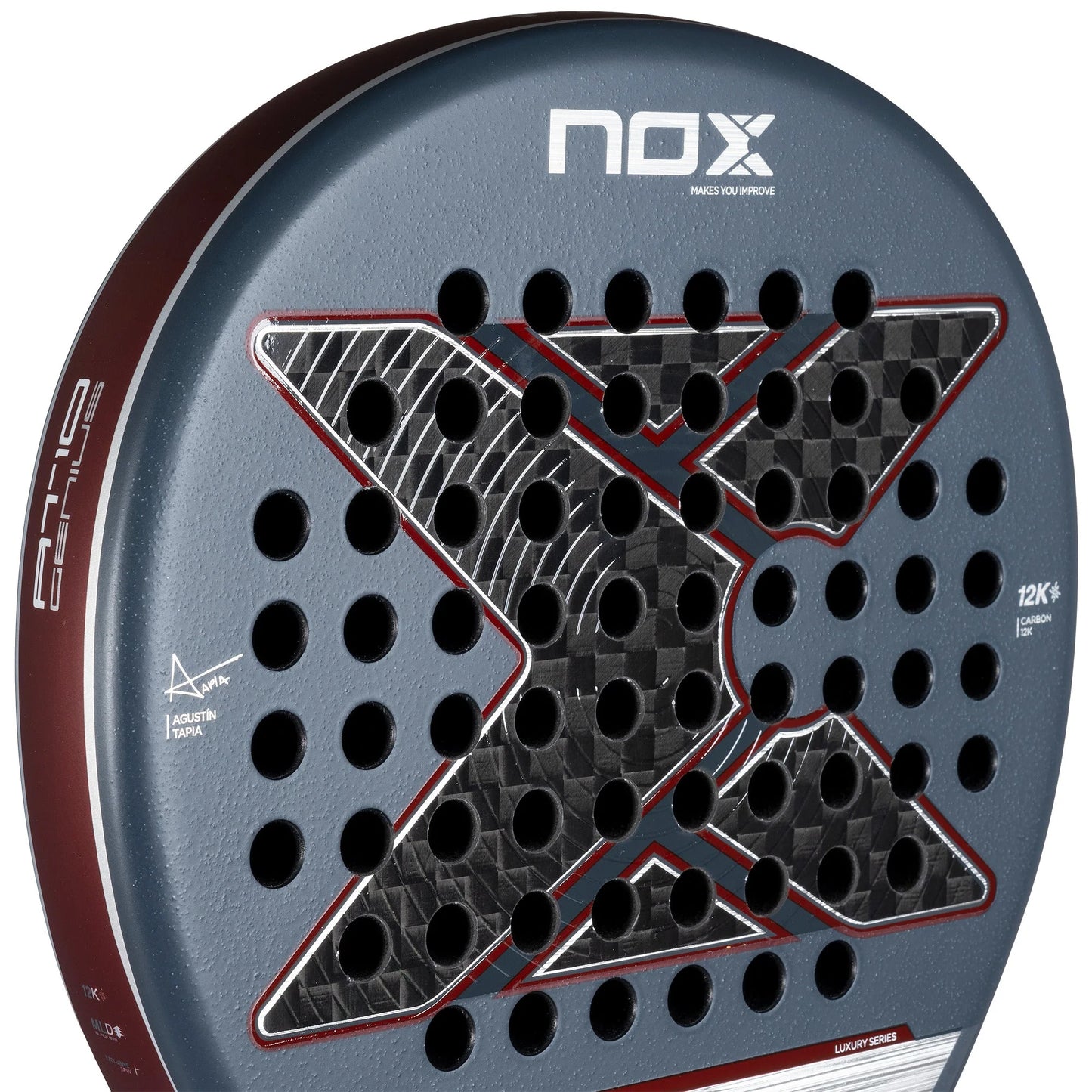 NOX AT10 Luxury GENIUS 12K 2025 Padel Racket by Agustin Tapia
