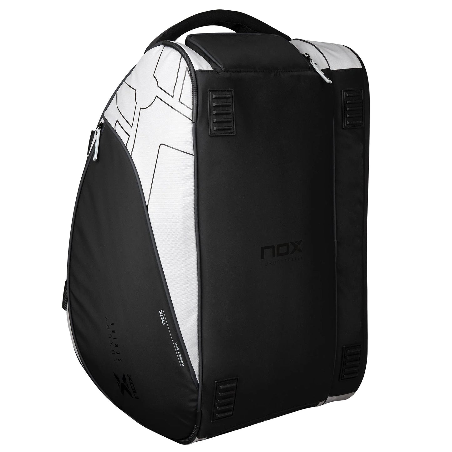 NOX LUXURY MASTER SERIES BLACKWHITE PADEL RACK BAG
