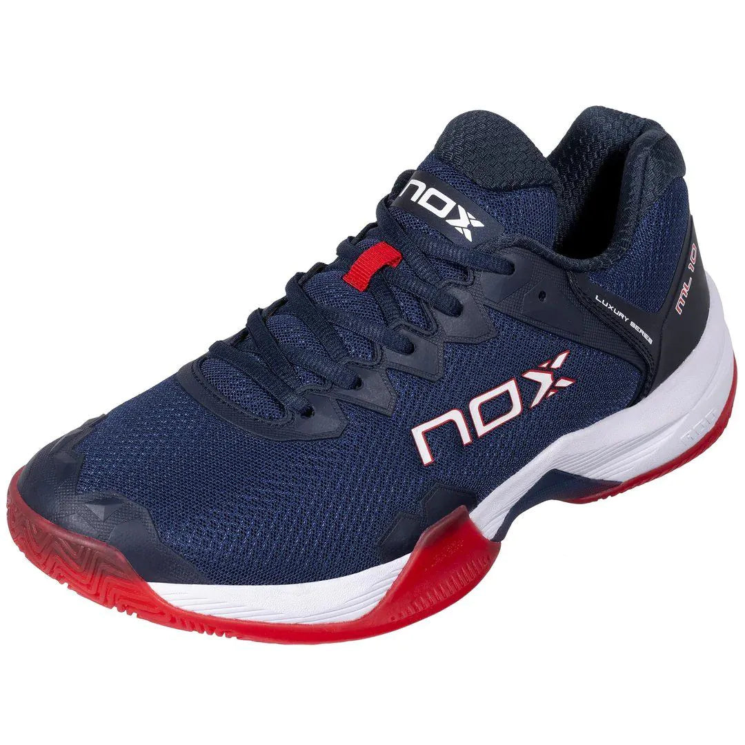 NOX ML10 Hexa Padel Shoes Navy Blue Red