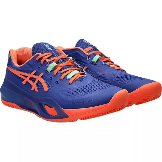 ASICS Resolution X Padel Men's Shoe - Dark Cobalt & Vivid Coral