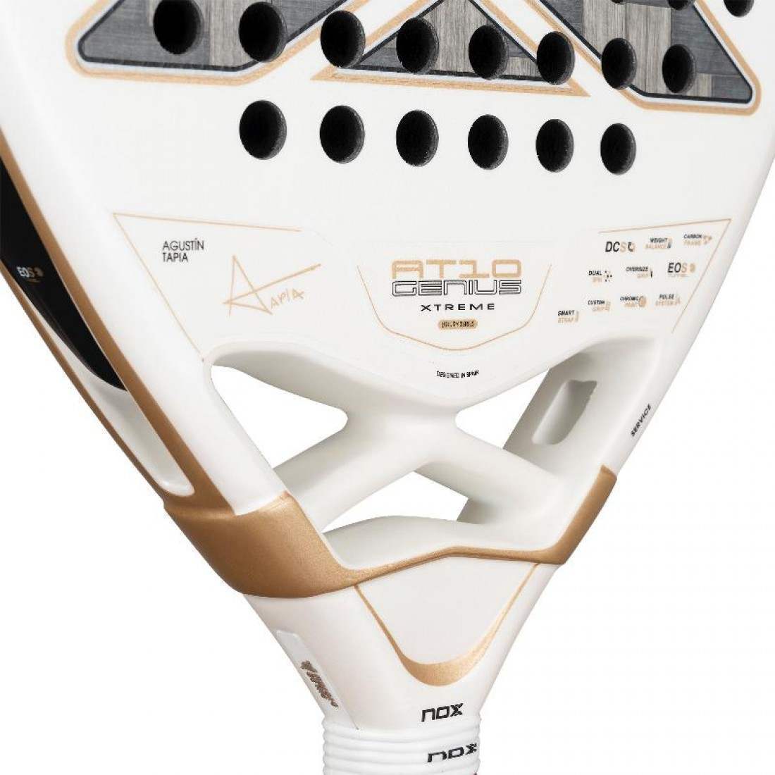 NOX AT10 Luxury Genius 12K Alum XTREM by Agustín Tapia Padel Racket 2026 Padel Racket
