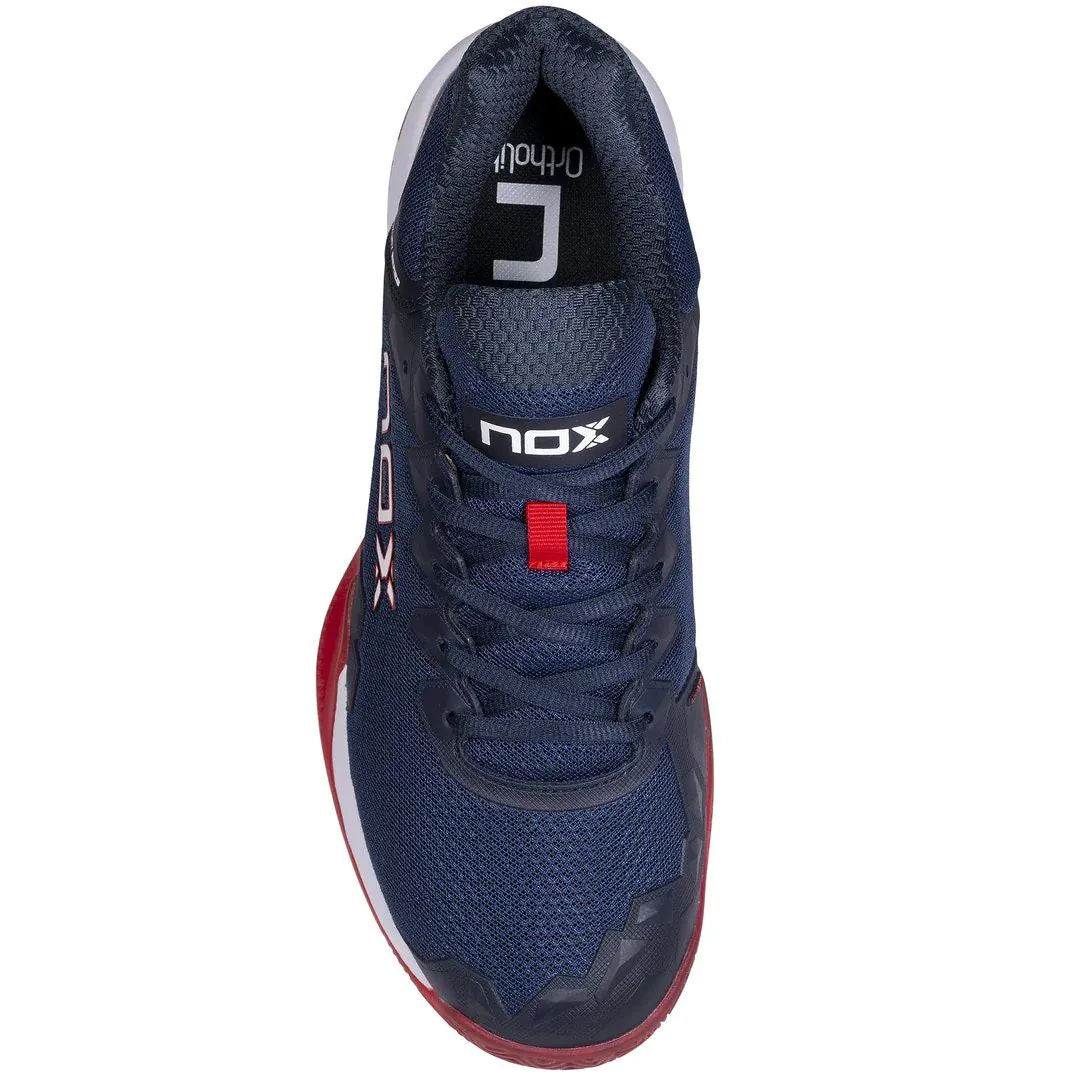 NOX ML10 Hexa Padel Shoes Navy Blue Red