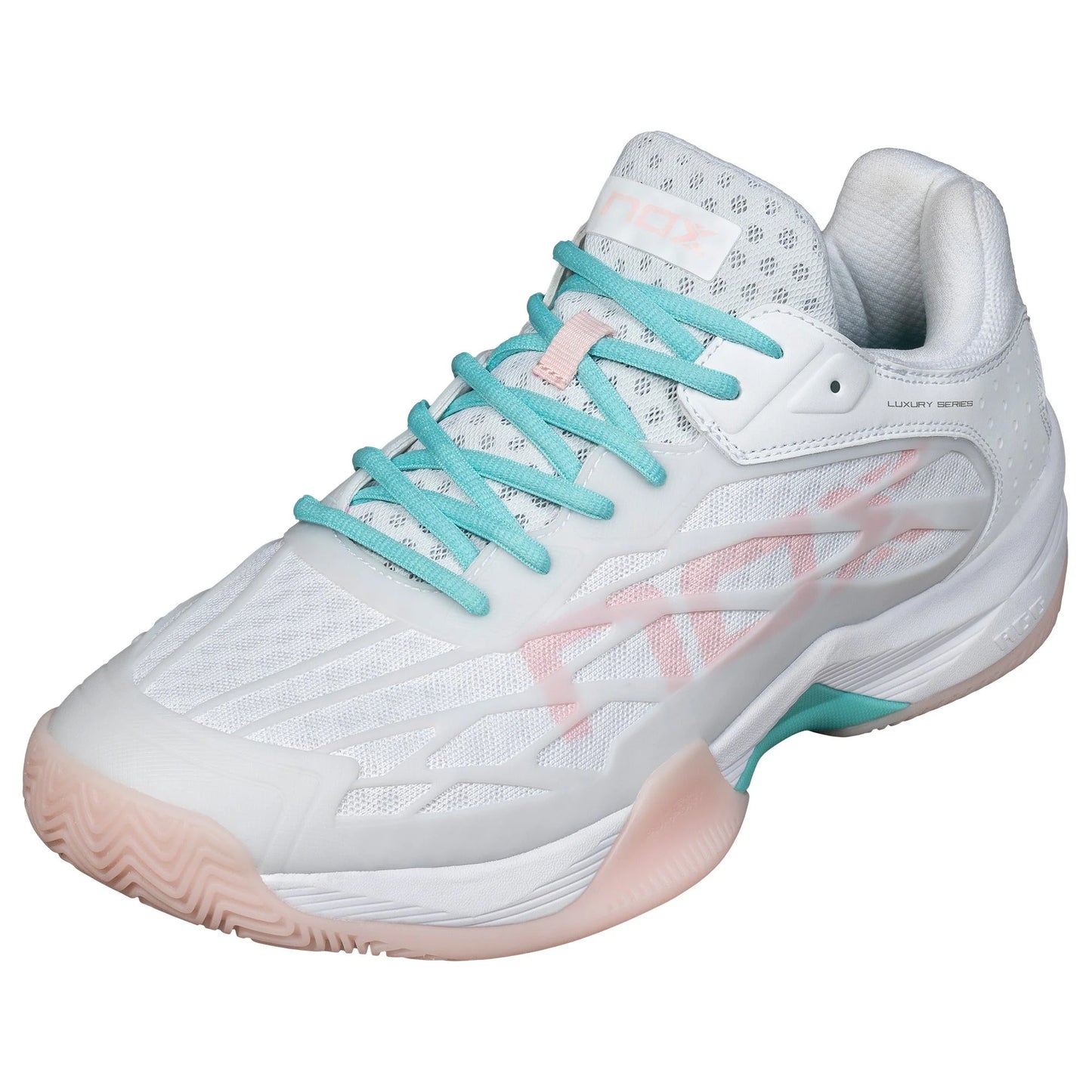 NOX AT10 LUX White/Potpurri Padel Shoes