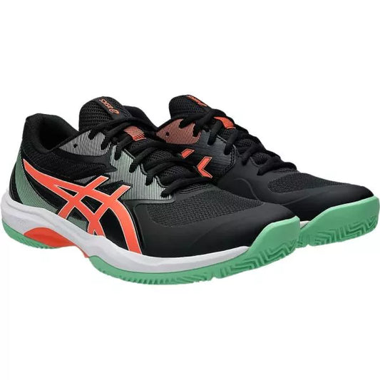 ASICS Game FF Padel Men's Shoe - Black & Vivid Coral