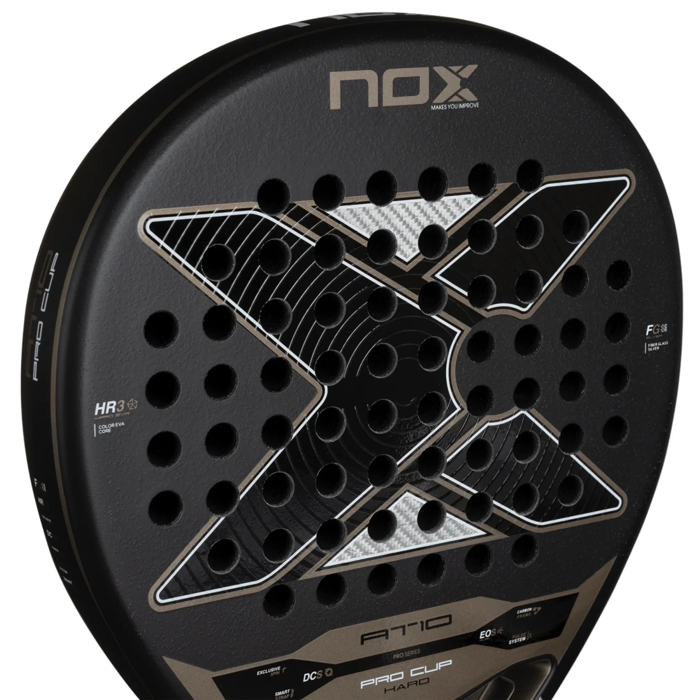 NOX AT10 Pro Cup HARD by Agustín Tapia 2026 Padel Racket