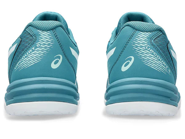 Asics Upcourt 5 Badminton Shoes (Blue Teal/White)