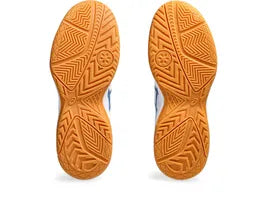 Asics Upcourt 5 Badminton Shoes (Midnight And Hazard Green)