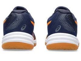 Asics Upcourt 5 Badminton Shoes (PEACOAT SHOCKING ORANGE)