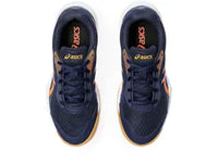 Asics Upcourt 5 Badminton Shoes (PEACOAT SHOCKING ORANGE)