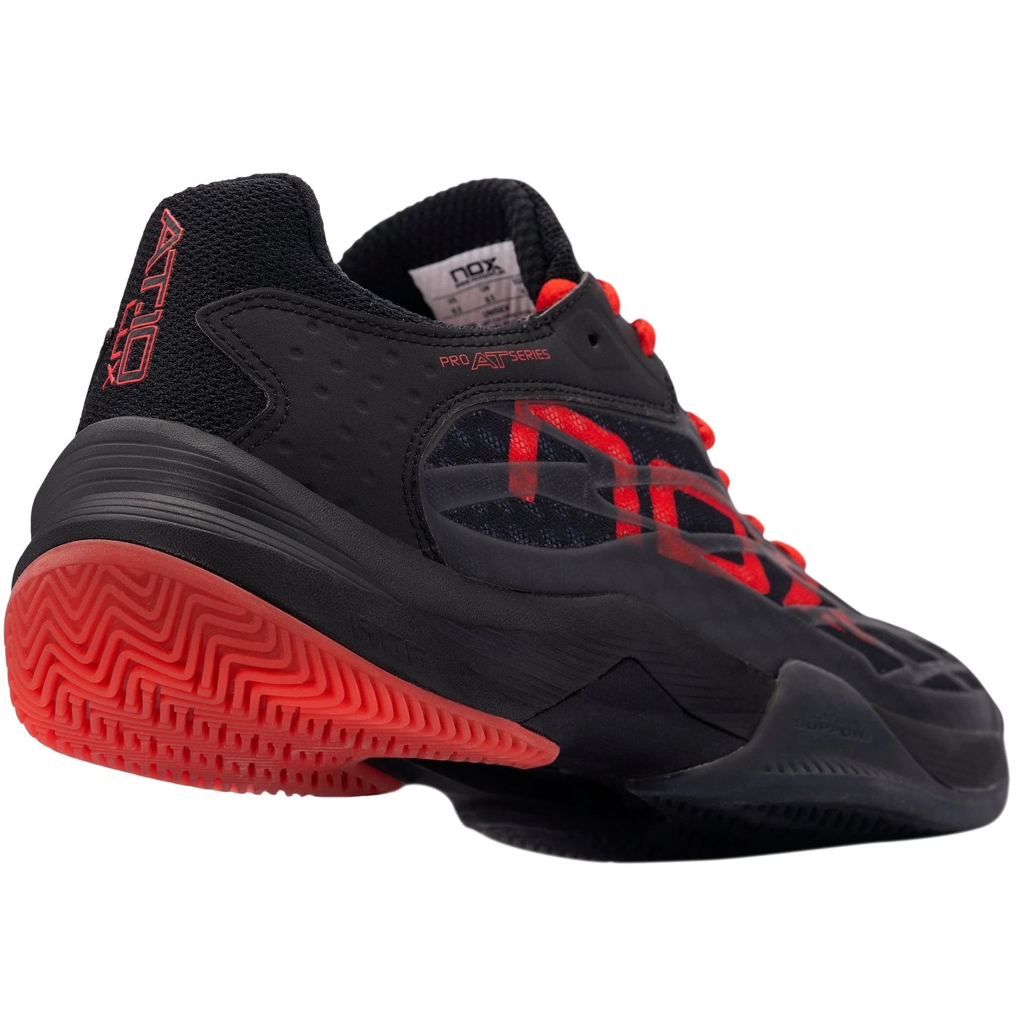 NOX AT10 LUX Black/Red Padel Shoes