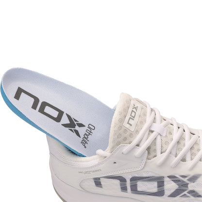 NOX AT10 LUX White/Grey Padel Shoes