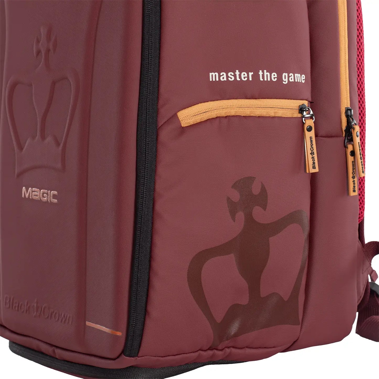 Black Crown Magic Burgundy/Gold backpack