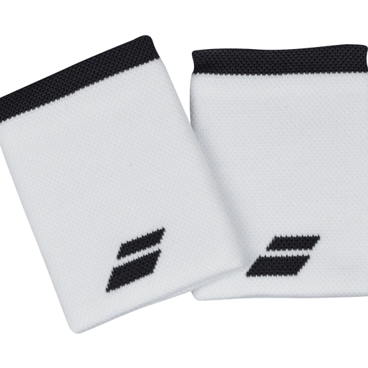 Babolat Logo Jumbo Wristband Unisex Black  White