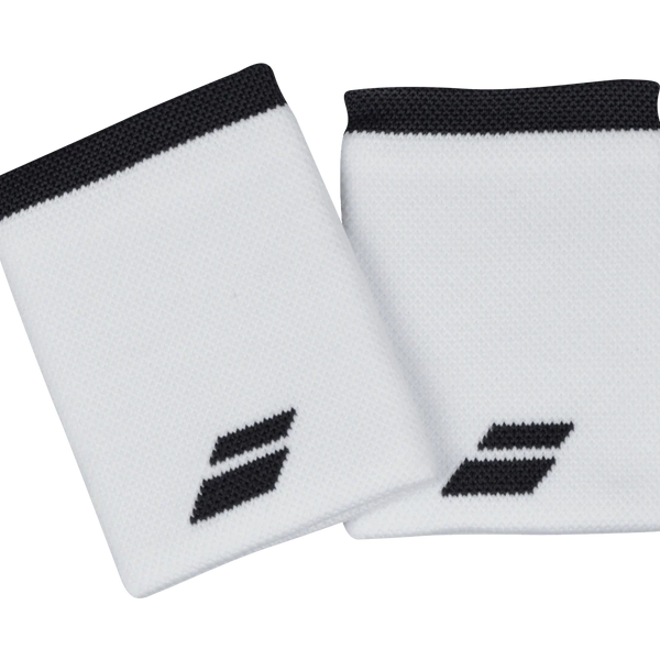 Babolat Logo Jumbo Wristband Unisex Black  White