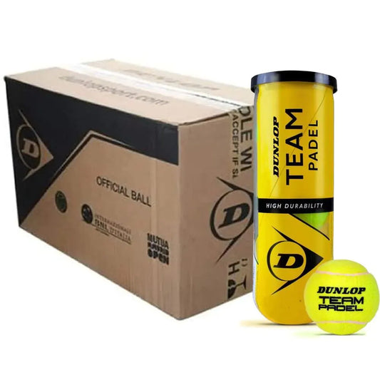 Dunlop Team Padel Balls Carton (24 Cans)