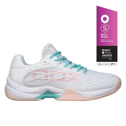 NOX AT10 LUX White/Potpurri Padel Shoes