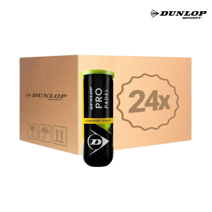 Dunlop Pro Balls Box (24 x 3 pieces)  Padel Balls