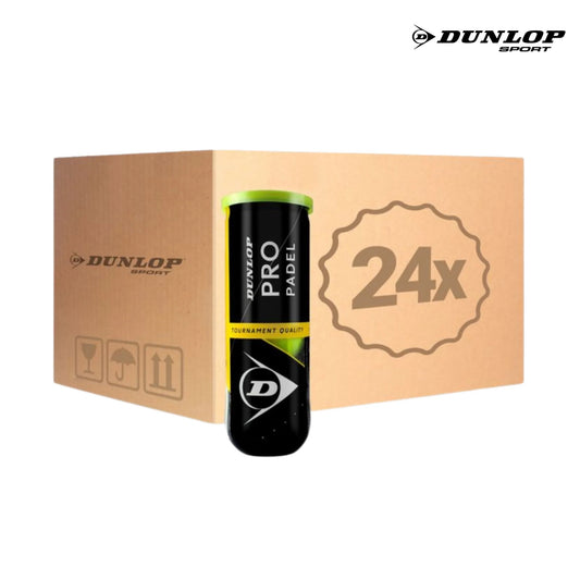 Dunlop Pro Balls Box (24 x 3 pieces)  Padel Balls