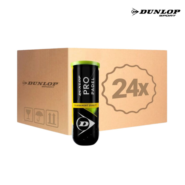 Dunlop Pro Balls Box (24 x 3 pieces)  Padel Balls
