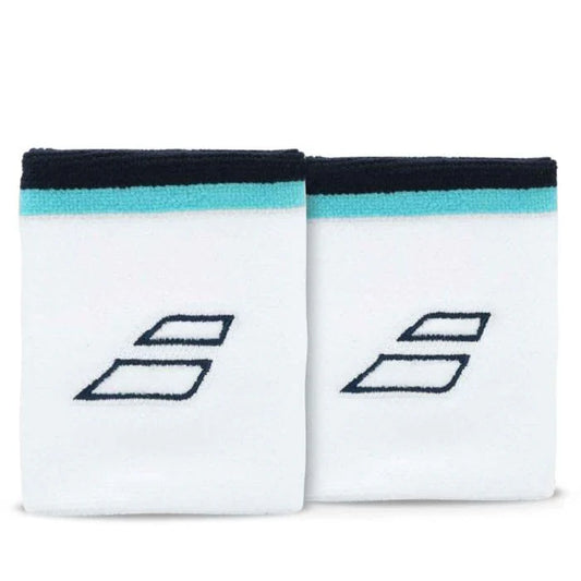 Babolat Terry Jumbo Wristband Unisex White Estate Blue