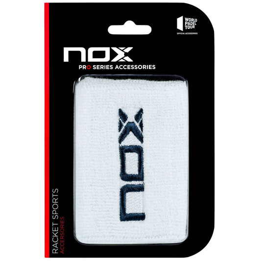 NOX sport wristbands whitenavy blue
