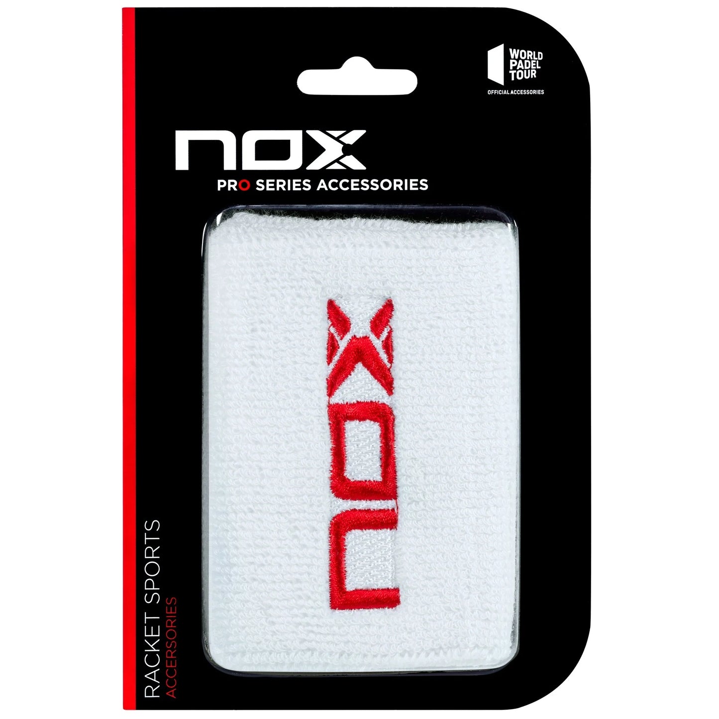 NOX Sport Wristbands whitered