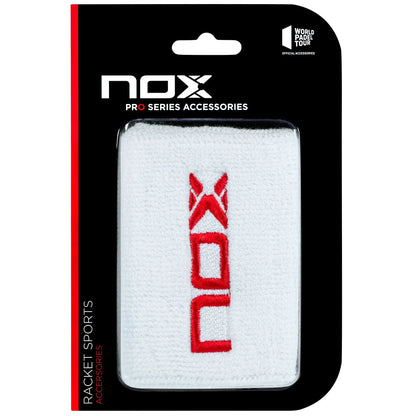 NOX Sport Wristbands whitered