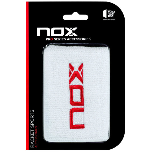 NOX Sport Wristbands whitered