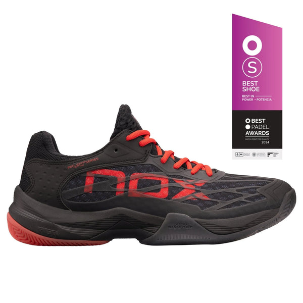 NOX AT10 LUX Black/Red Padel Shoes