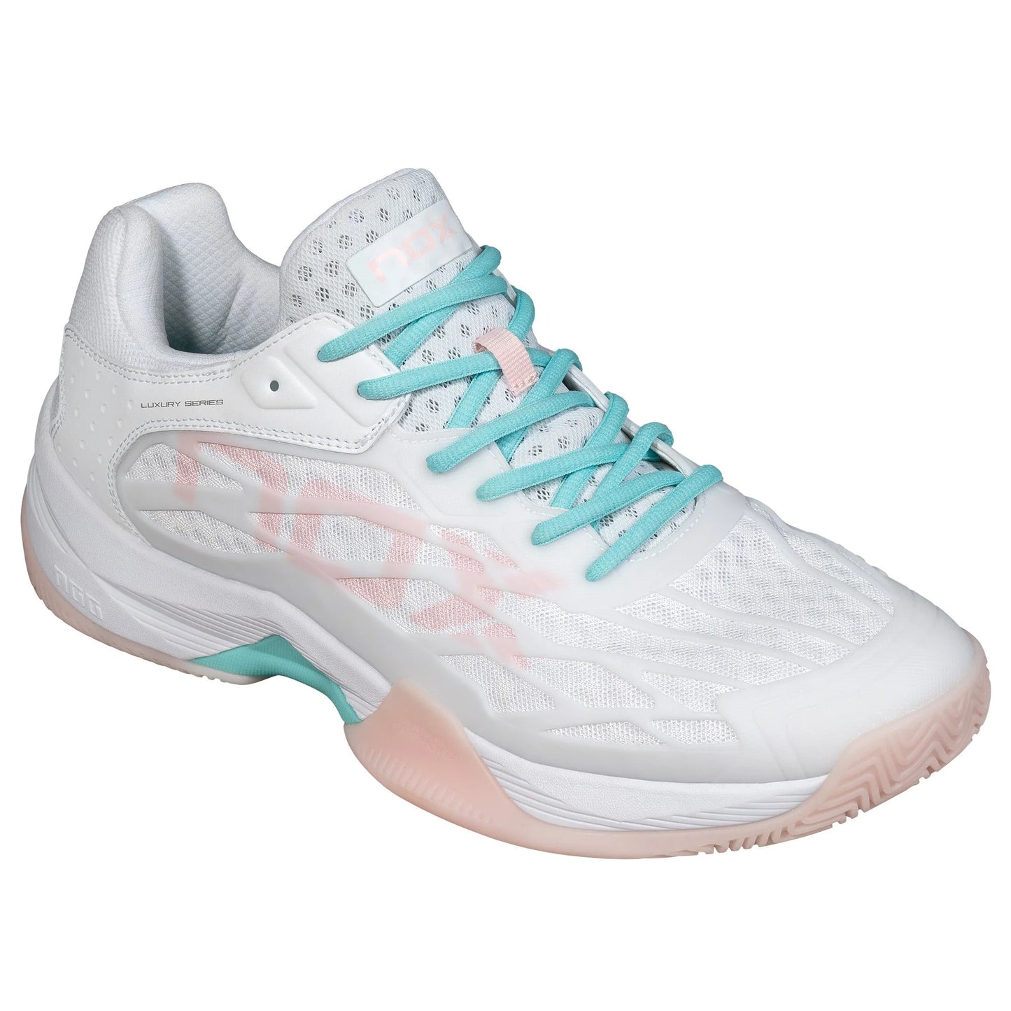 NOX AT10 LUX White/Potpurri Padel Shoes