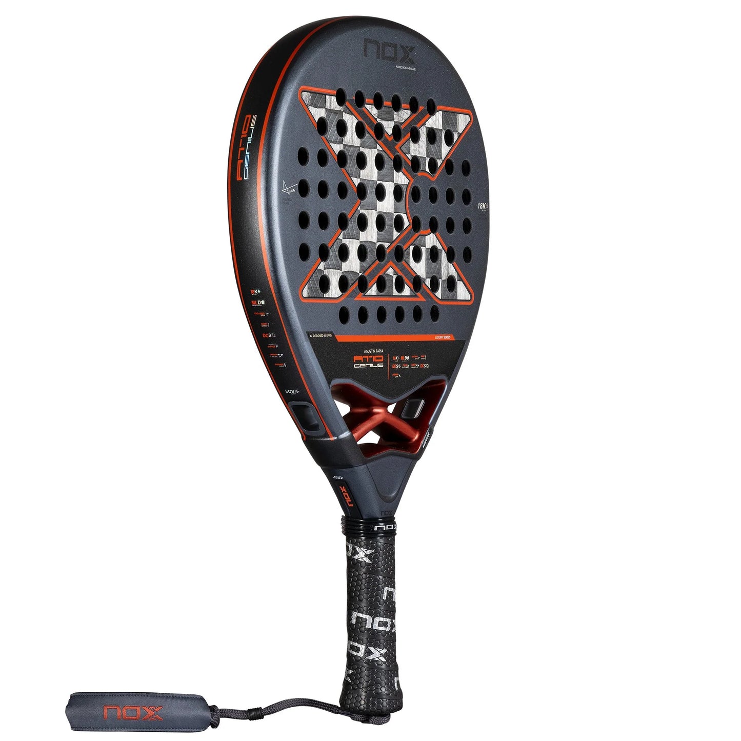 NOX AT10 Luxury GENIUS 18K Alum 2025 Padel Racket by Agustín Tapia