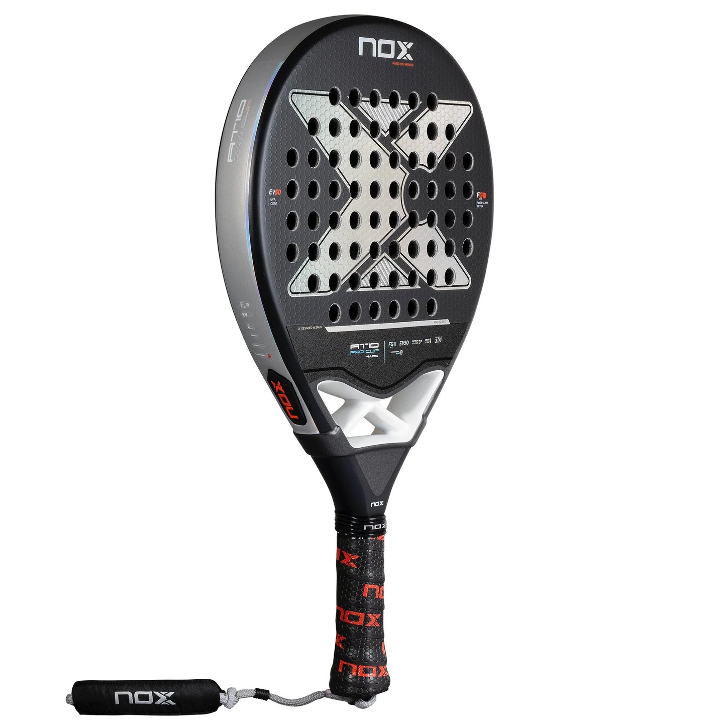 NOX AT10 Pro Cup Hard Padel Racket by Augstin Tapia