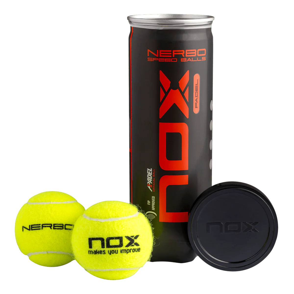 NERBO Padel Balls  3-ball canister