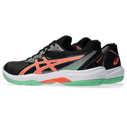 ASICS Game FF Padel Men's Shoe - Black & Vivid Coral