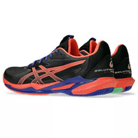 ASICS Solution Speed FF 3 Men's Padel Shoe - Black & Vivid Coral