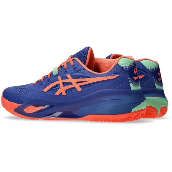 ASICS Resolution X Padel Men's Shoe - Dark Cobalt & Vivid Coral