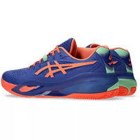 ASICS Resolution X Padel Men's Shoe - Dark Cobalt & Vivid Coral