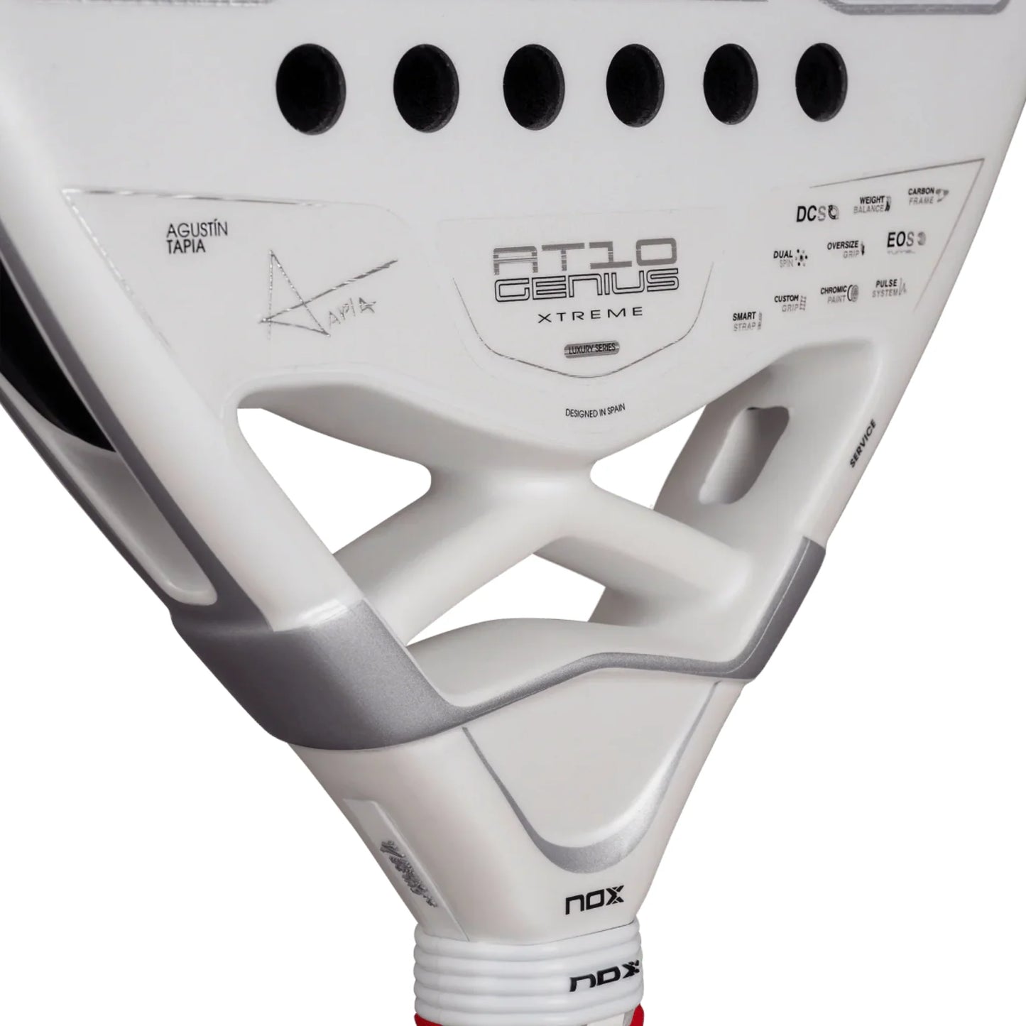 NOX AT10 Luxury Genius Attack 12K Alum XTREM by Agustín Tapia 2026 Padel Racket