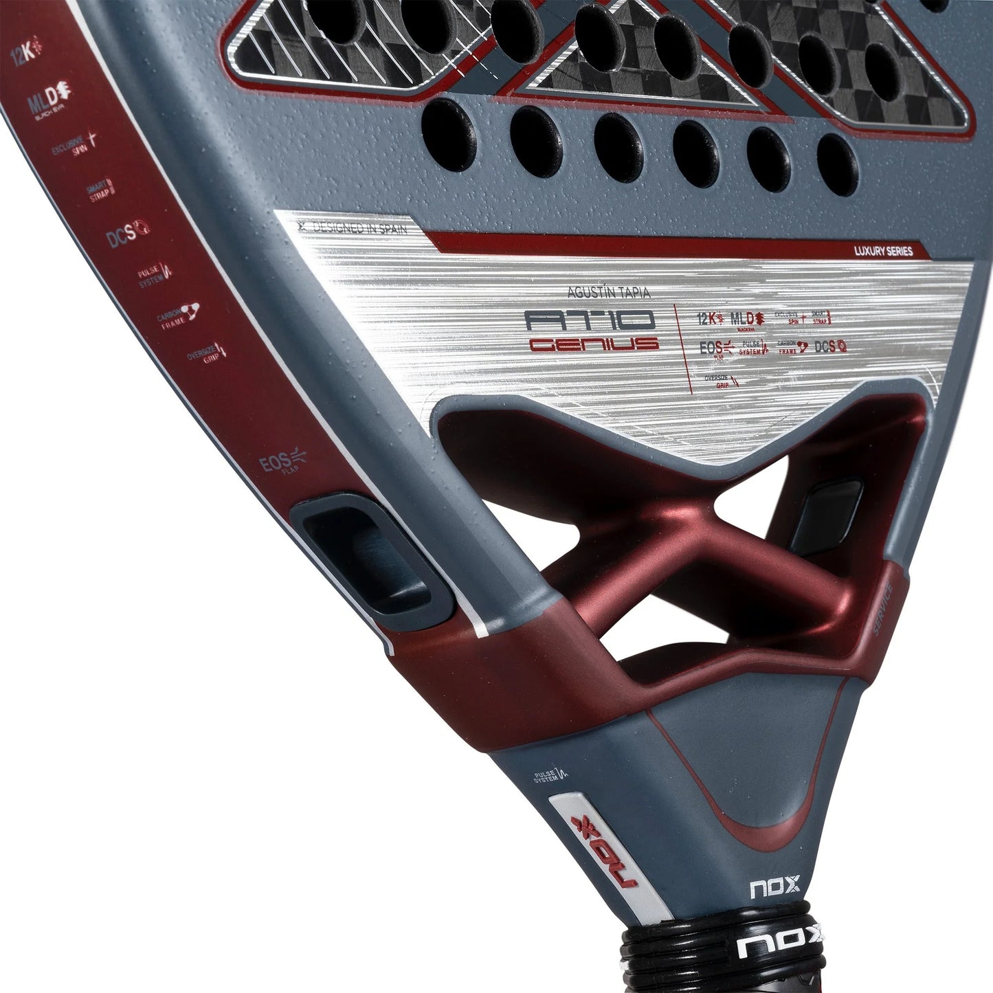 NOX AT10 Luxury GENIUS 12K 2025 Padel Racket by Agustin Tapia