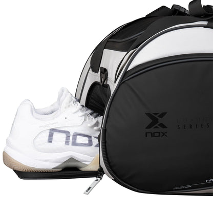 NOX LUXURY MASTER SERIES BLACKWHITE PADEL RACK BAG