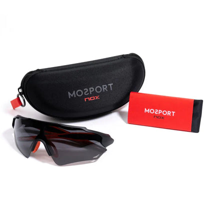 NOXMO COPPI Nerbo Sports Glasses BlackRed