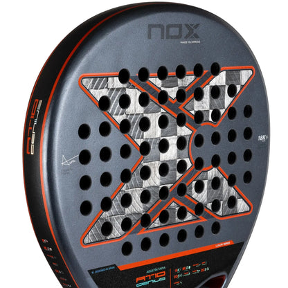 NOX AT10 Luxury GENIUS 18K Alum 2025 Padel Racket by Agustín Tapia