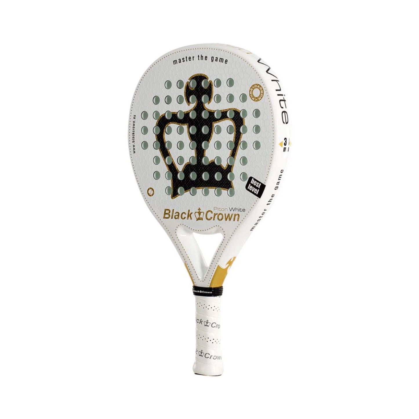 Black Crown Piton White  Padel  Racket