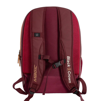 Black Crown Magic Burgundy/Gold backpack