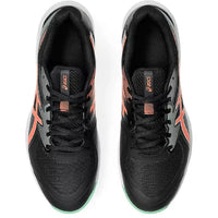 ASICS Game FF Padel Men's Shoe - Black & Vivid Coral